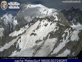 Webcam Helbronner Mont Blanc