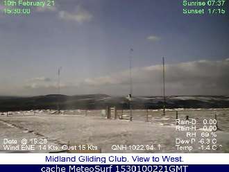 Webcam Long Mynd Gliding