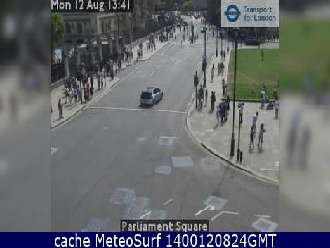 Webcam Whitehall Parliament Square