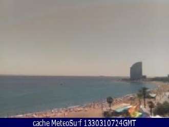 Webcam Barceloneta Beach