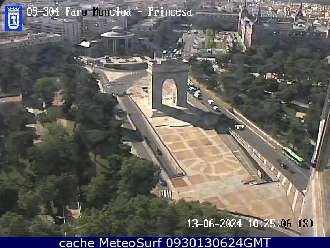 Webcam Moncloa Princesa Madrid